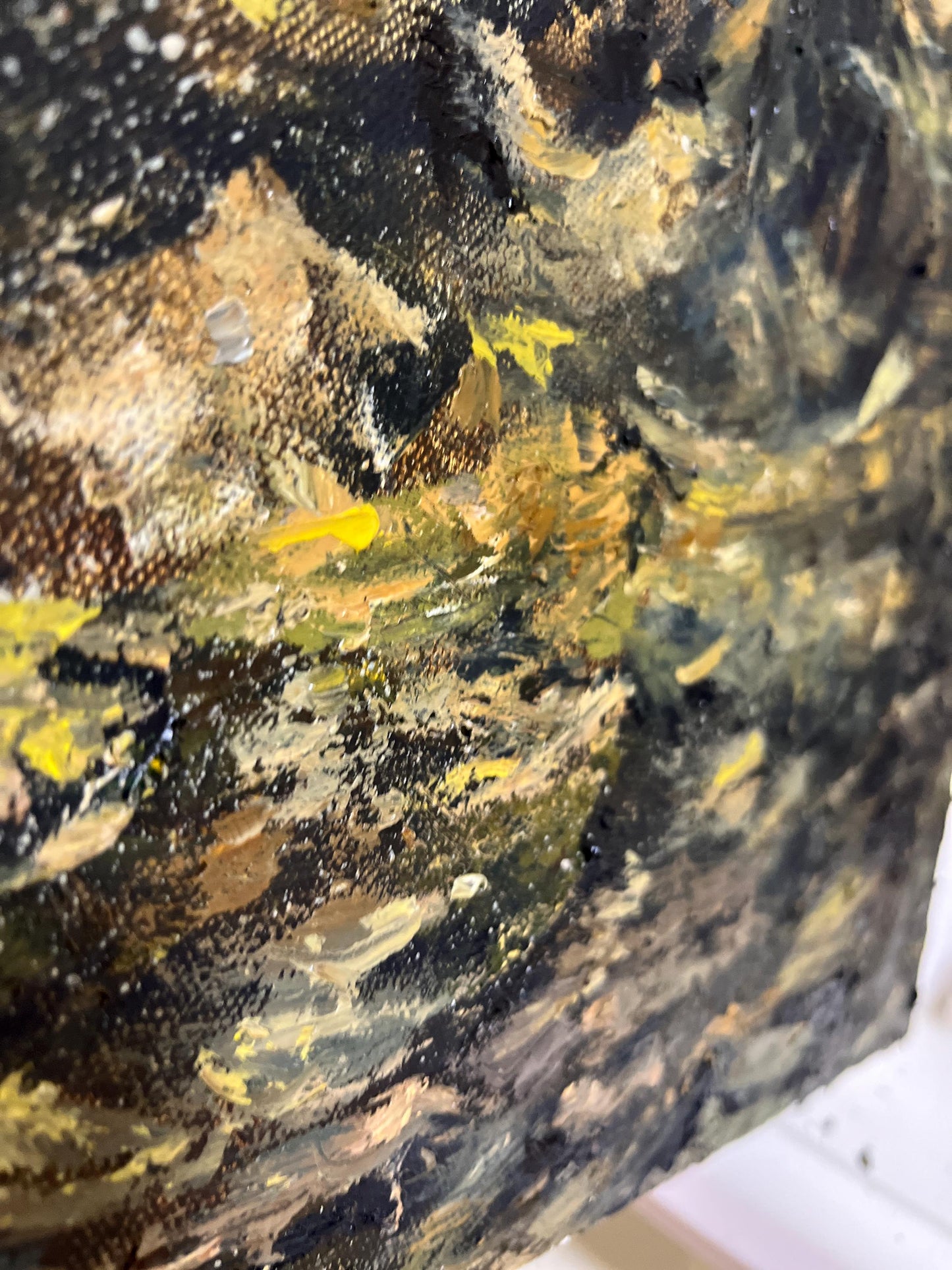 "Whispers of the Valley" - Large Mountain Valley Oil Painting(47x32 inch)