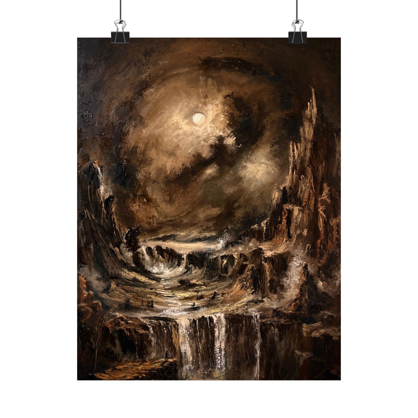 Walk Through Forgotten Lands | Matte Vertical Posters, Abstract Wall Art, Nature Decor, Ideal for Home, Office, Art Lovers