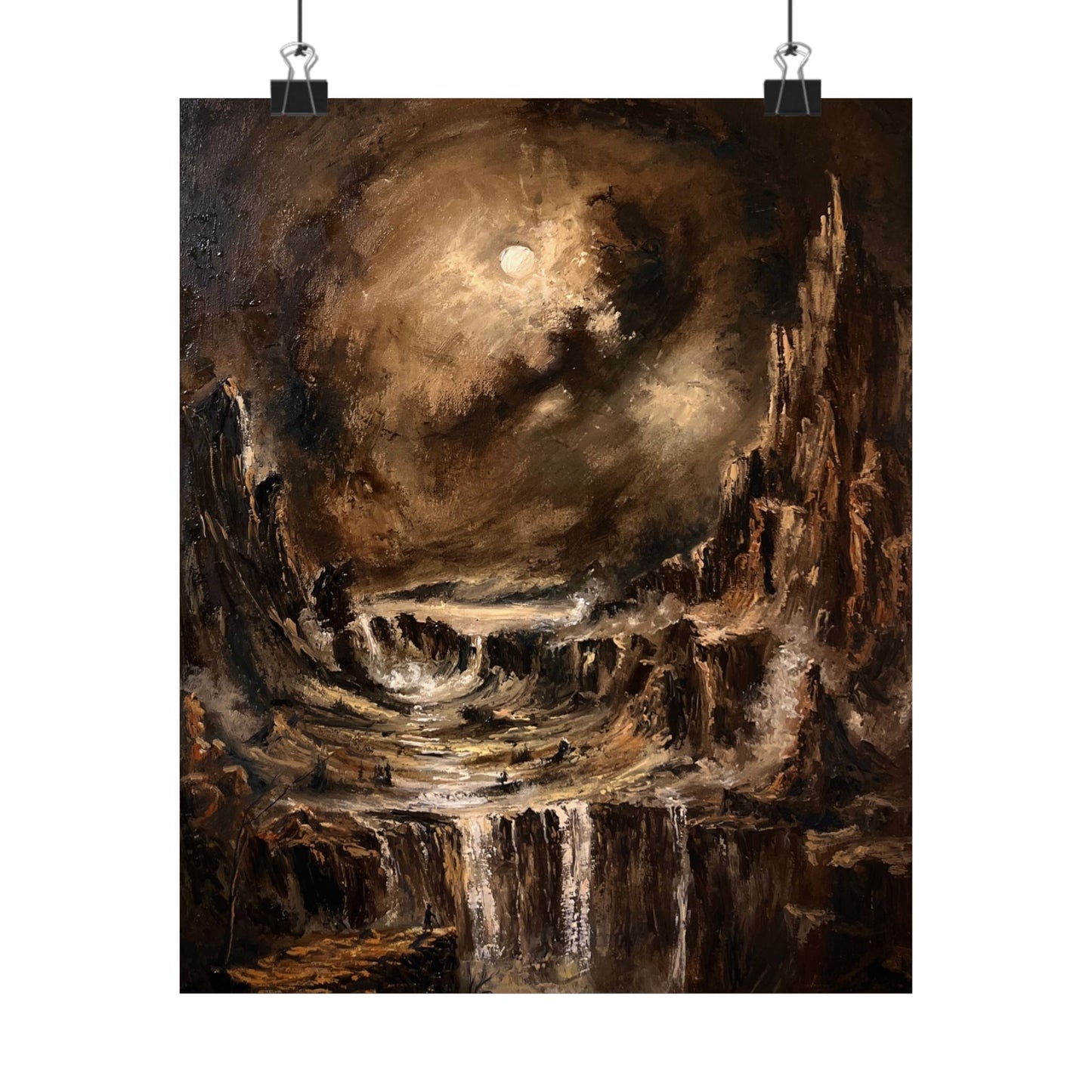 Walk Through Forgotten Lands | Matte Vertical Posters, Abstract Wall Art, Nature Decor, Ideal for Home, Office, Art Lovers