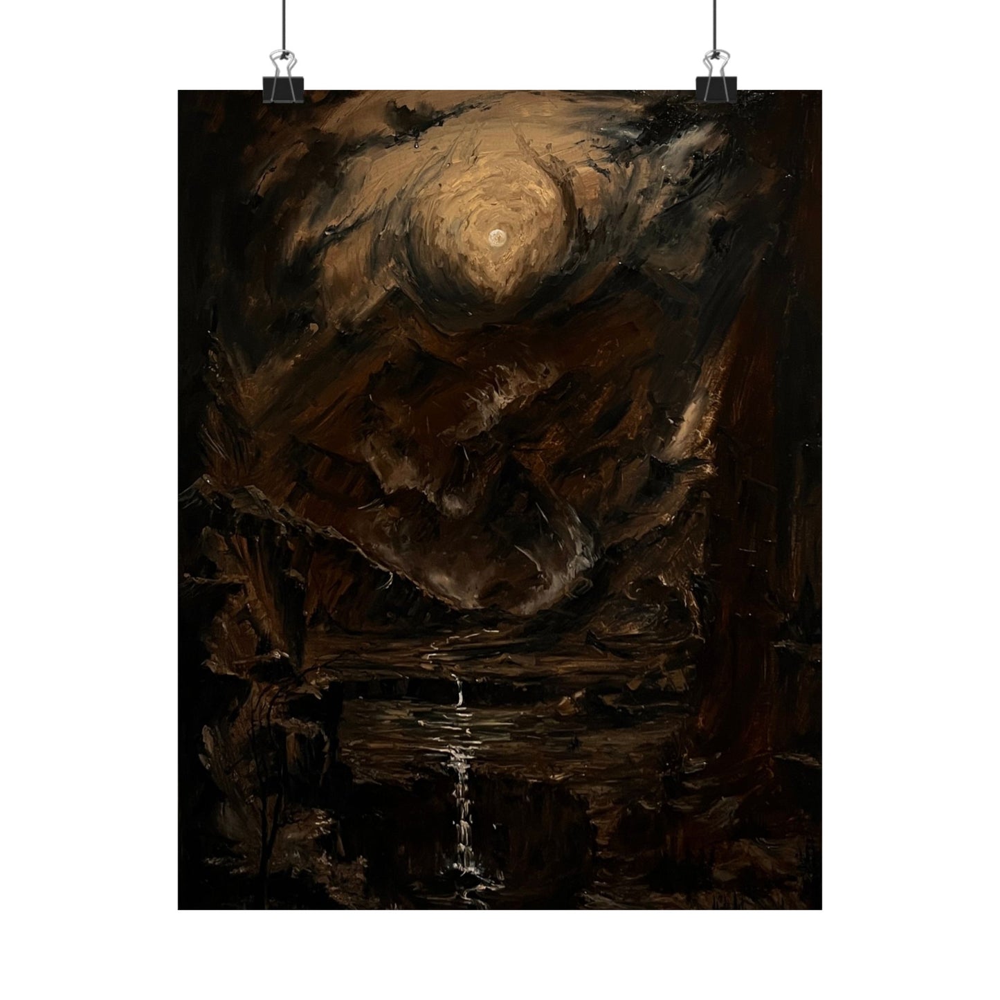 Eclipse of the Valley -  Matte Vertical Poster