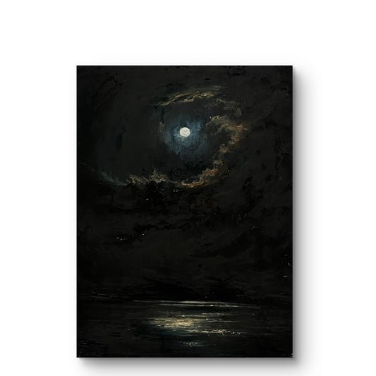 DARK MELANCHOLY| Original Oil Painting 12x16 inch