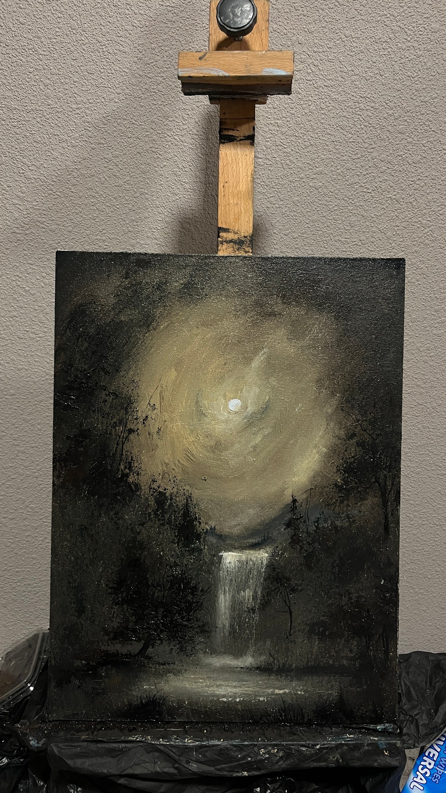 Aftertaste | Framed Original Oil Painting 12x16 inch