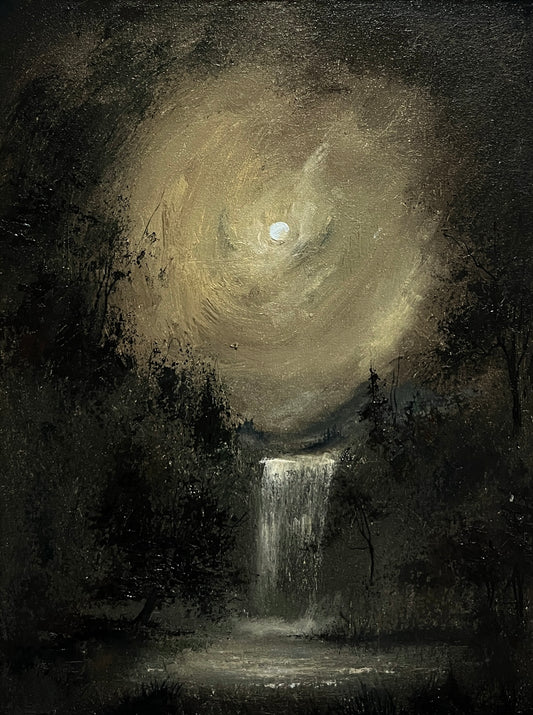 Aftertaste | Framed Original Oil Painting 12x16 inch