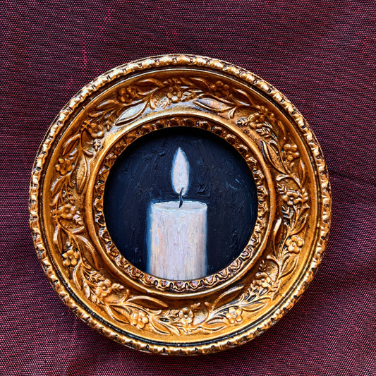 Quiet past - Framed Original Painting | Can be hung on the wall