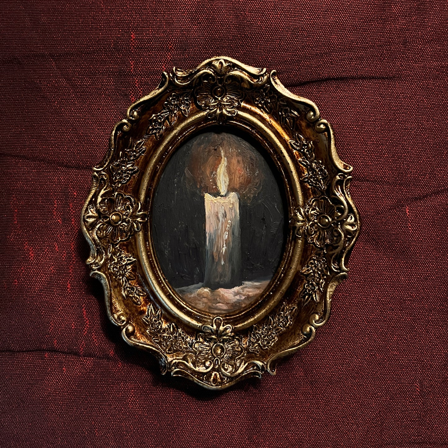 The Subtlety of Happiness - Framed Original Painting | Can be hung on the wall