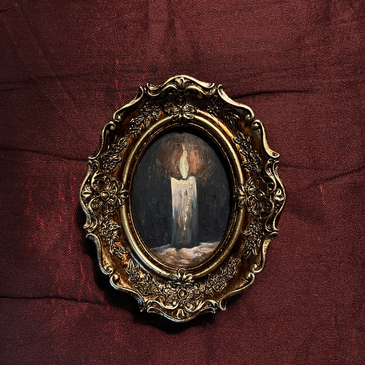 The Subtlety of Happiness - Framed Original Painting | Can be hung on the wall