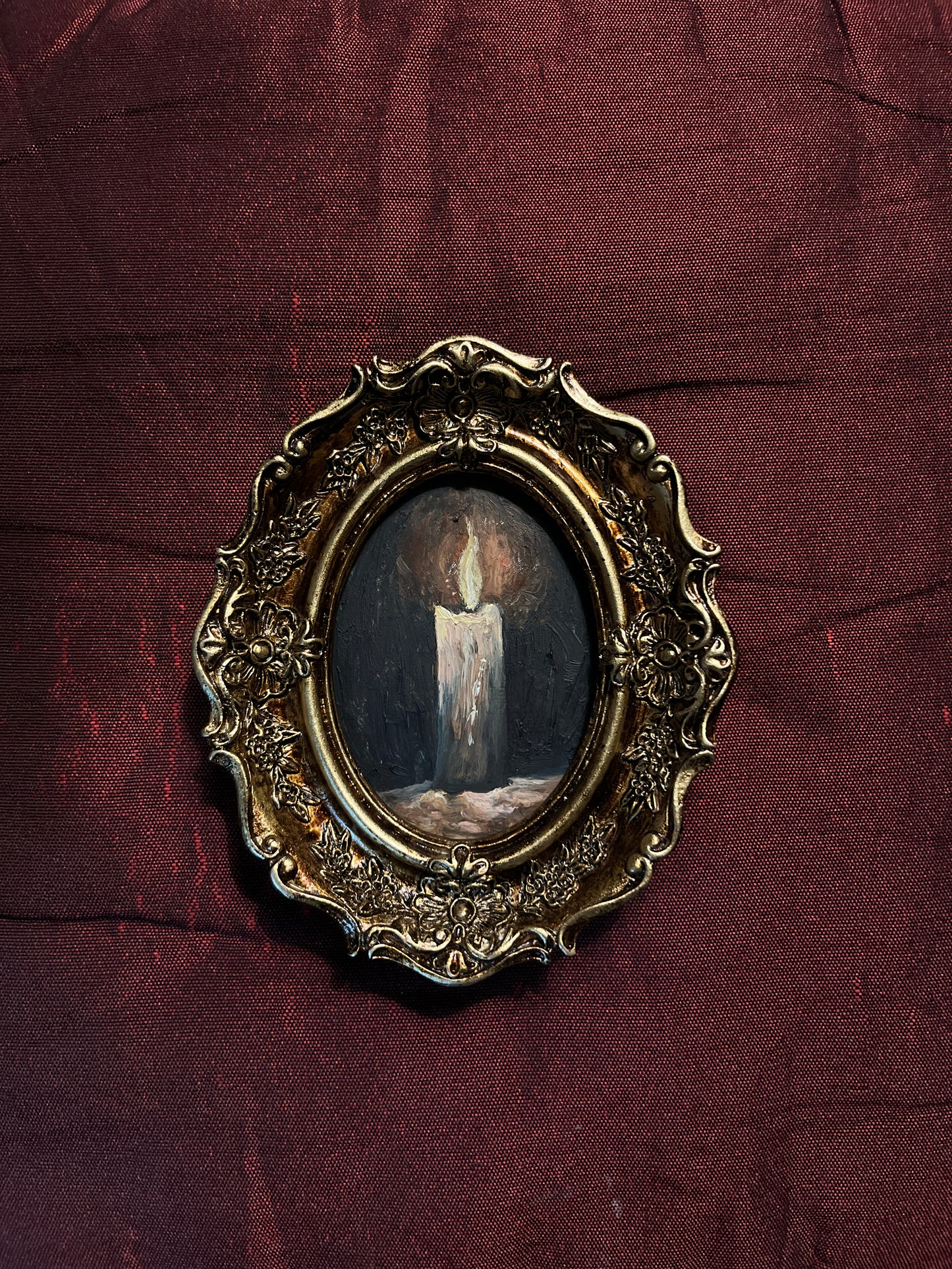 The Subtlety of Happiness - Framed Original Painting | Can be hung on the wall
