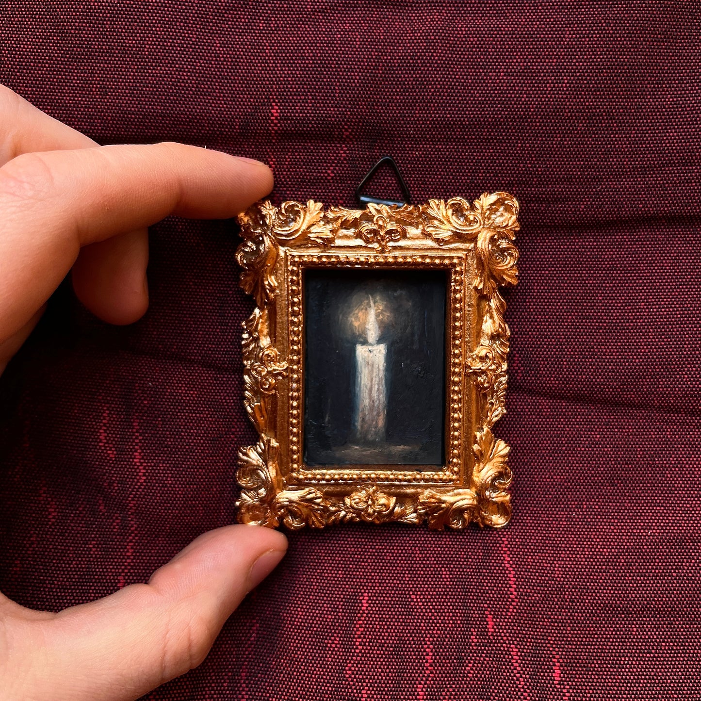 Tiny Happiness - Framed Original Painting | Can be hung on the wall