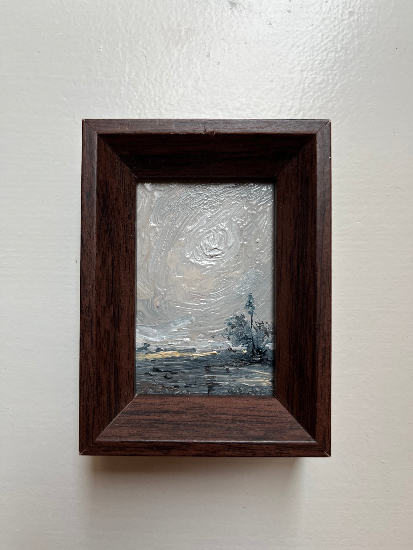 The tenderness of dew – Original Miniature painting (Only for shelf)