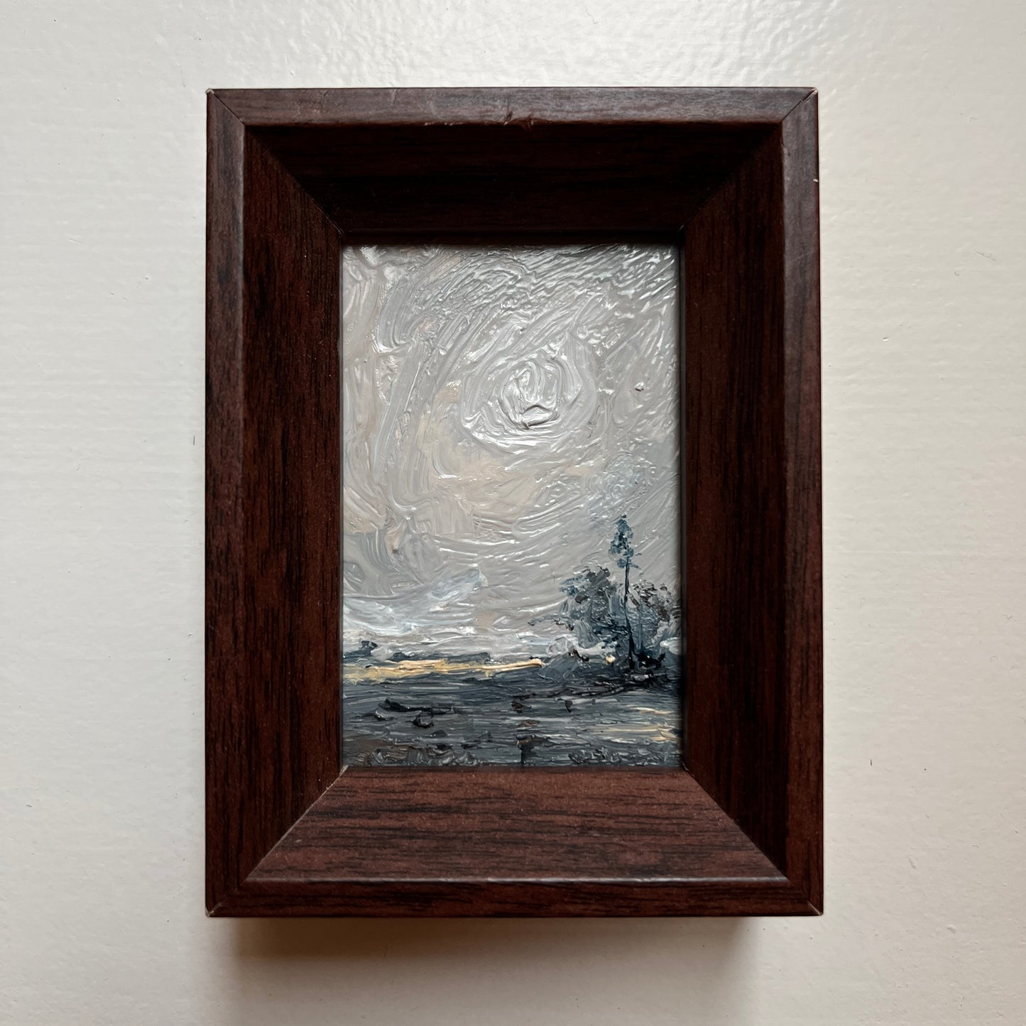 The tenderness of dew – Original Miniature painting (Only for shelf)