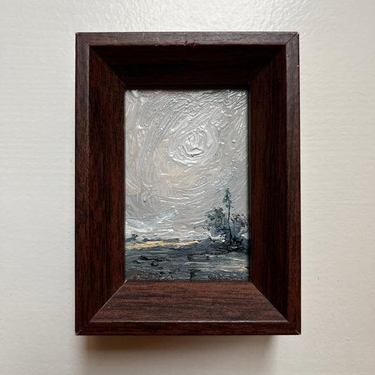 The tenderness of dew – Original Miniature painting (Only for shelf)