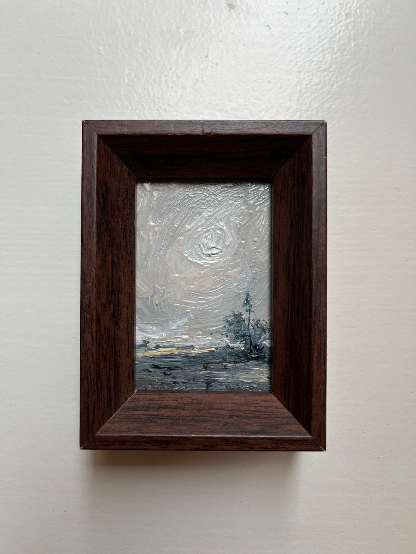 The tenderness of dew – Original Miniature painting (Only for shelf)