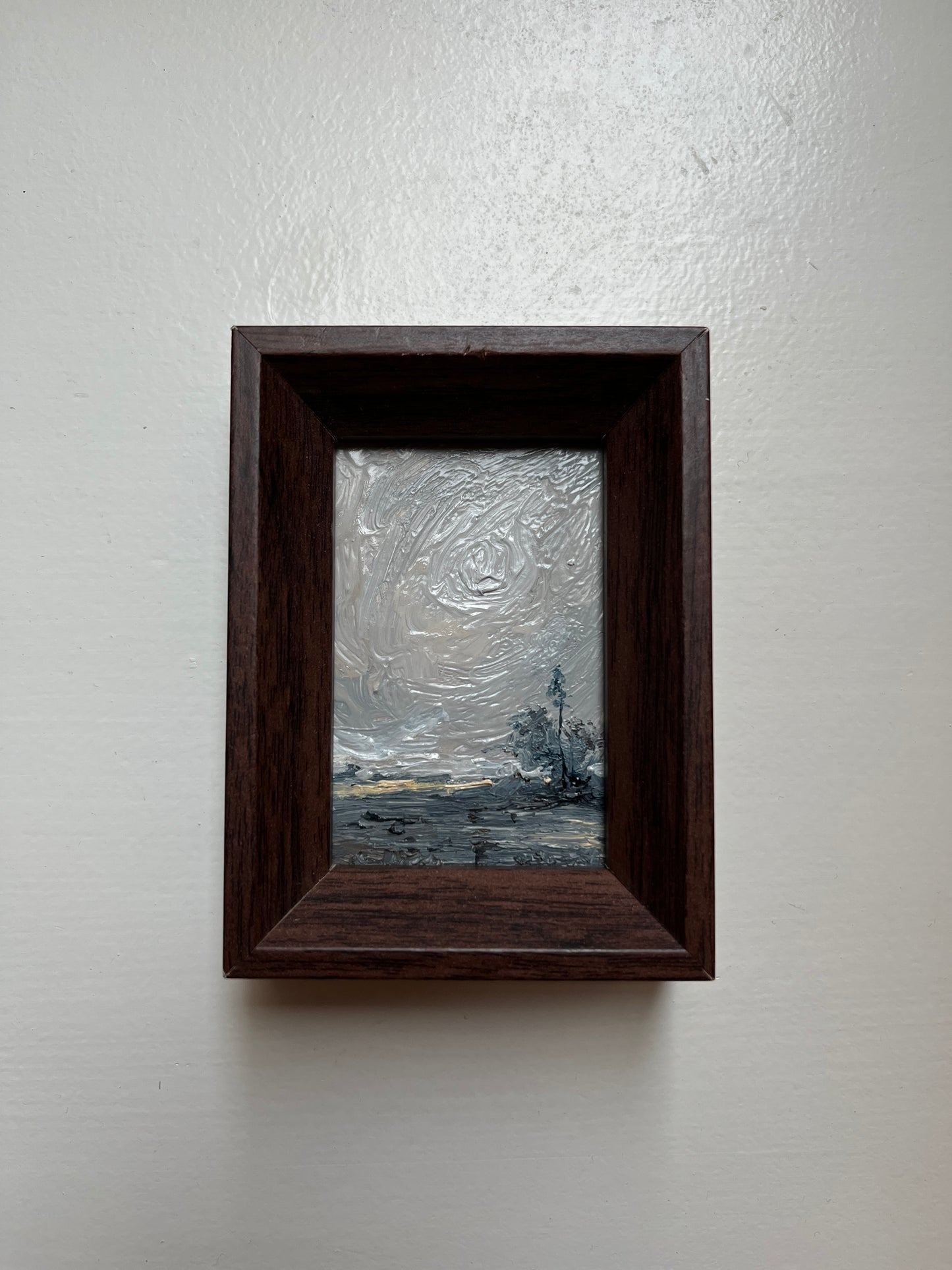 The tenderness of dew – Original Miniature painting (Only for shelf)