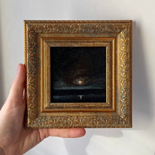 The mortification of the night - Framed Original Painting | Can be hung on the wall