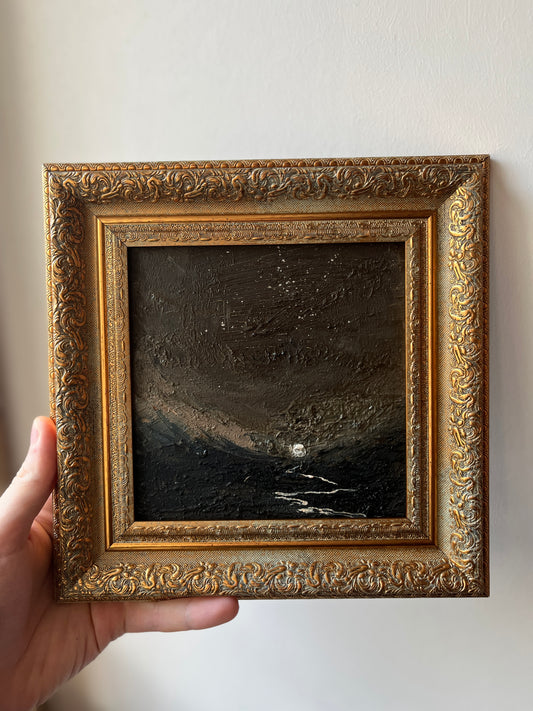 Valley of the Fog  - Framed Original Painting | Can be hung on the wall