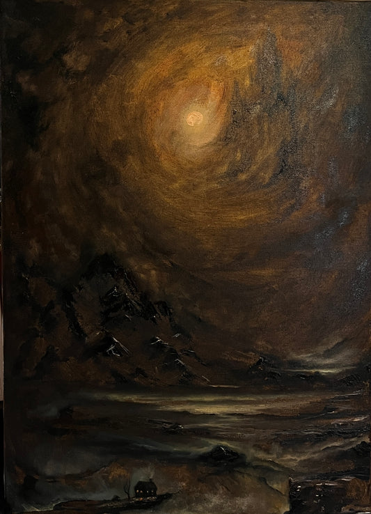 The Ephemeral Keep - Original Oil Painting 20x28 inch