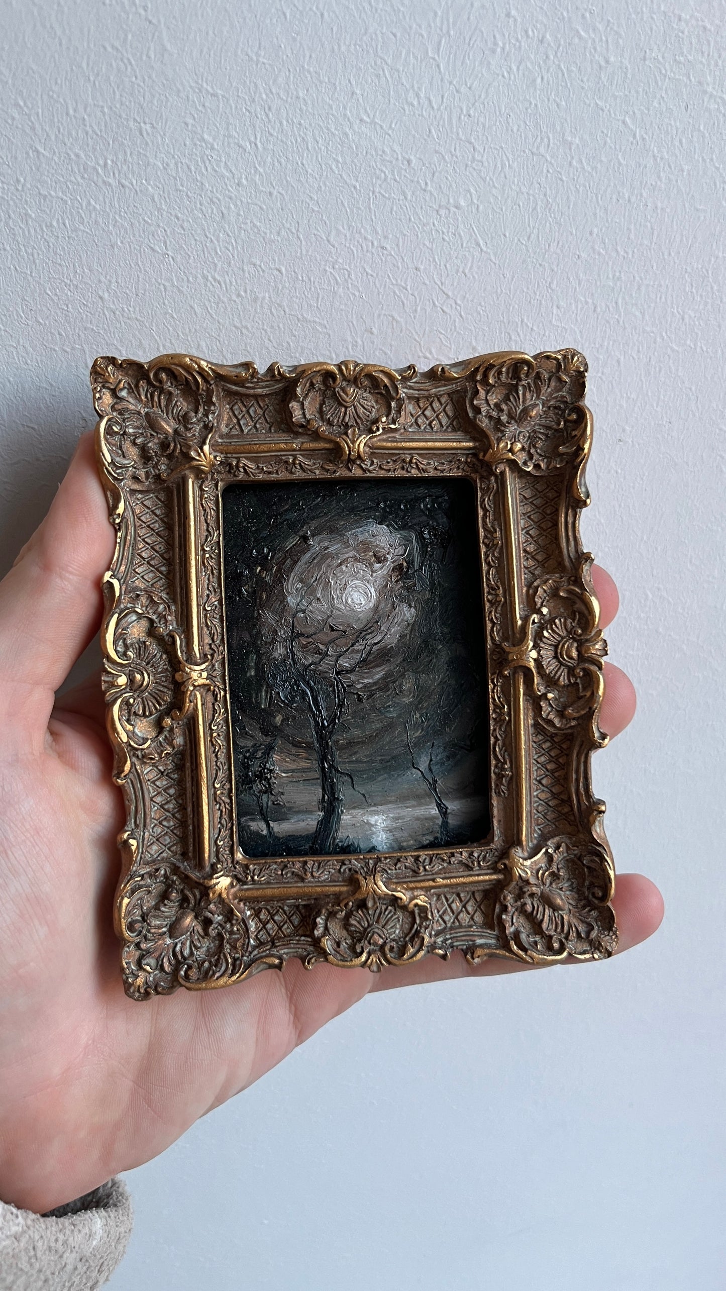 Dilapidation - Framed Original Painting | Can be hung on the wall