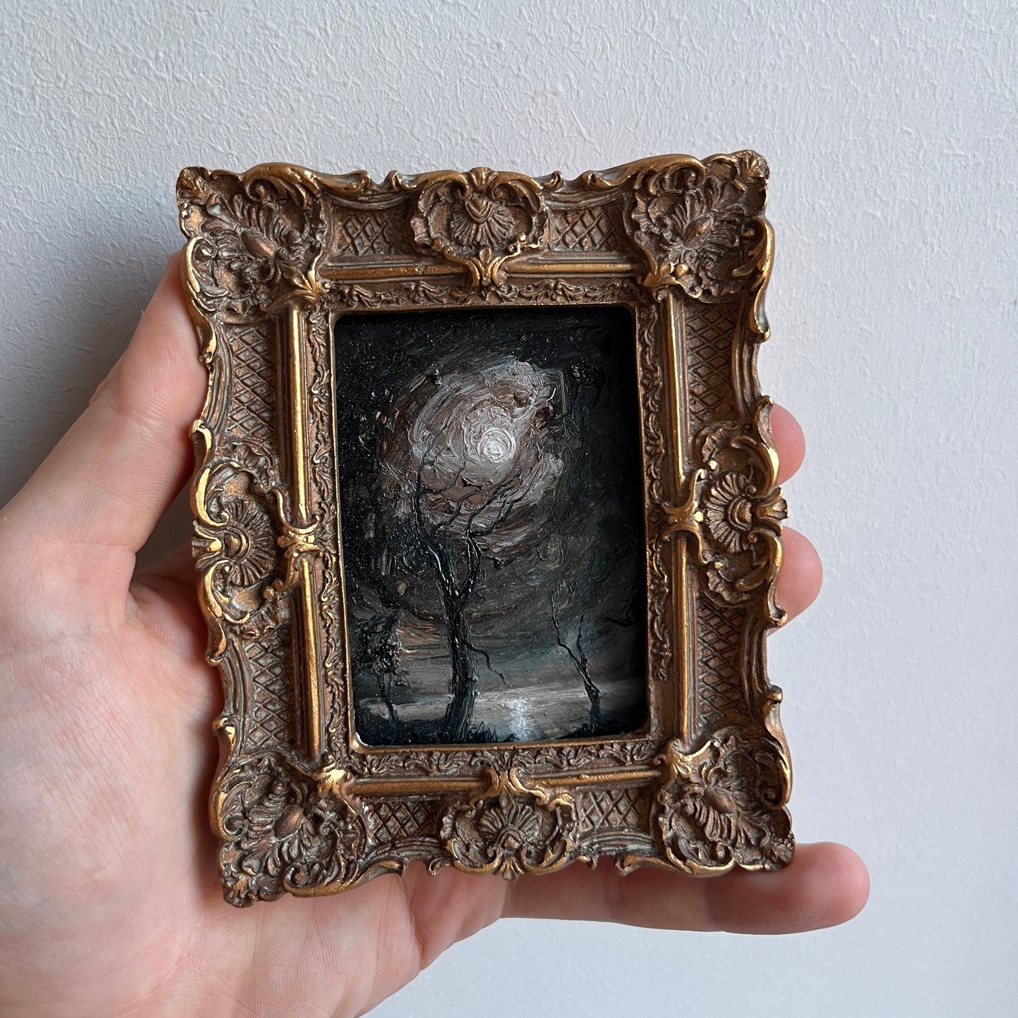 Dilapidation - Framed Original Painting | Can be hung on the wall