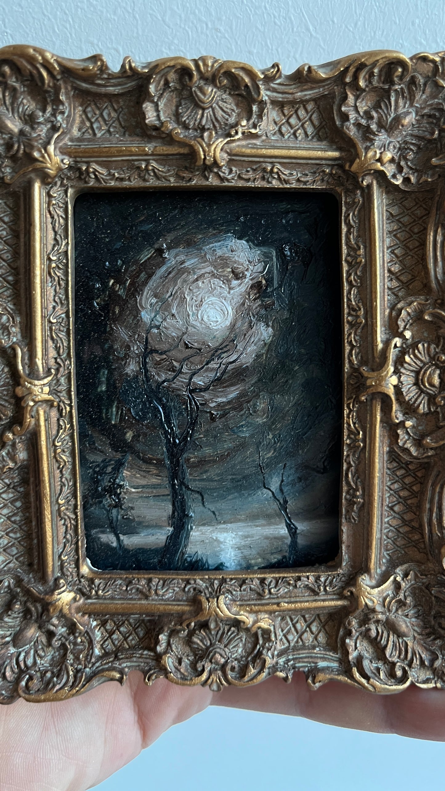 Dilapidation - Framed Original Painting | Can be hung on the wall