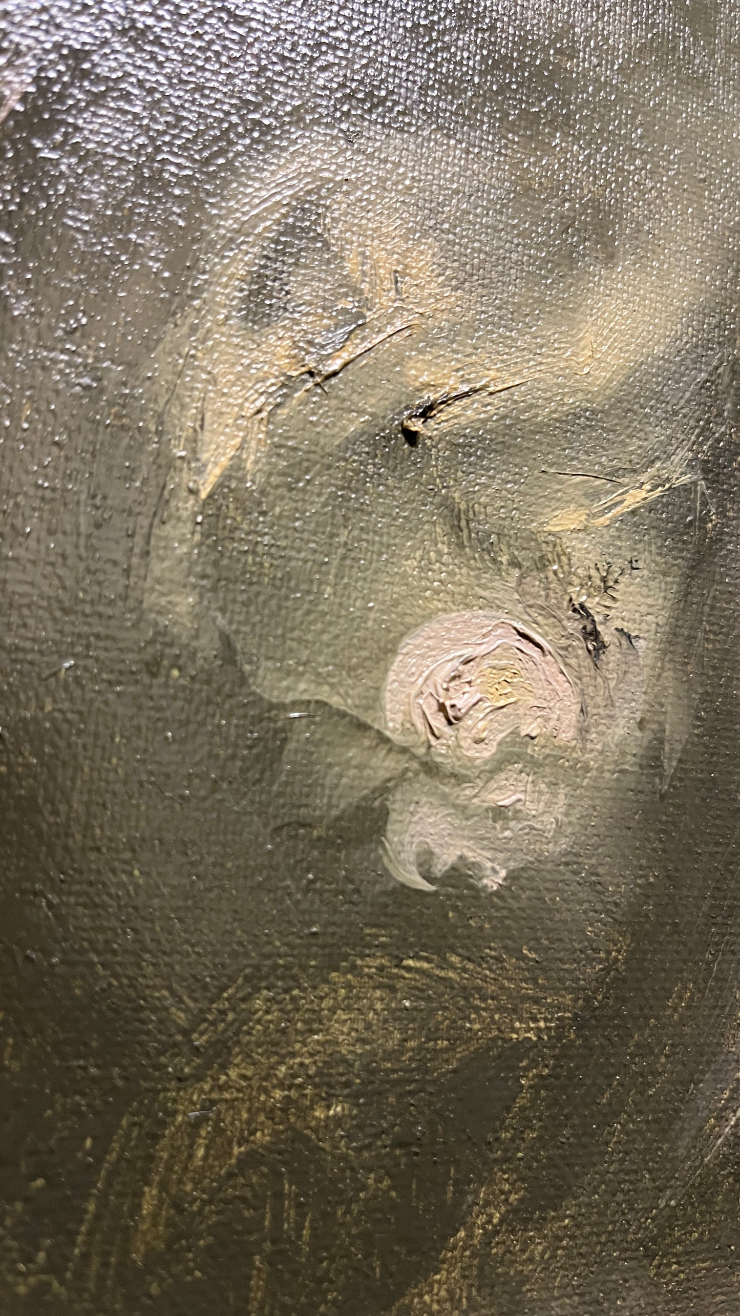 Embrace of the Moon — Original Large Oil Painting 28x40 inches