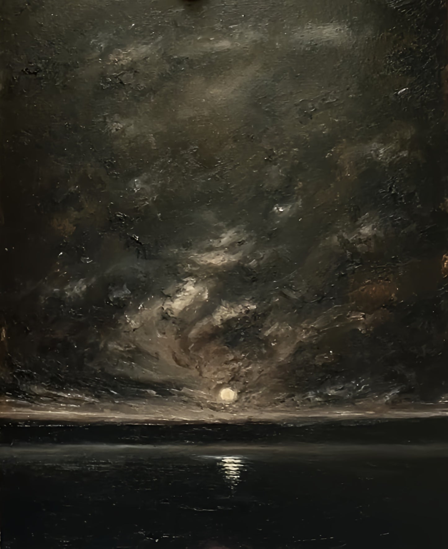 Moonfall – Original Oil Painting 40x50 cm (16x20 inch)