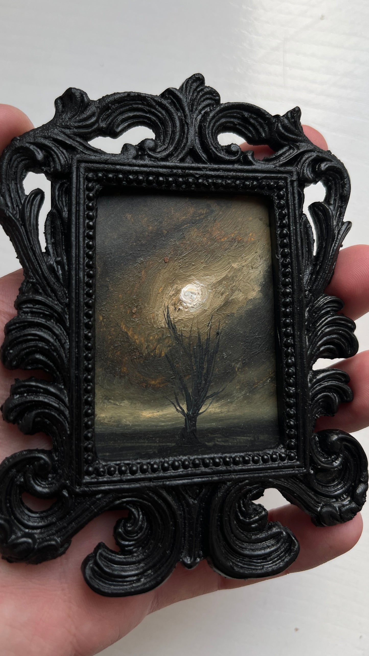 Dead - Original Framed Painting