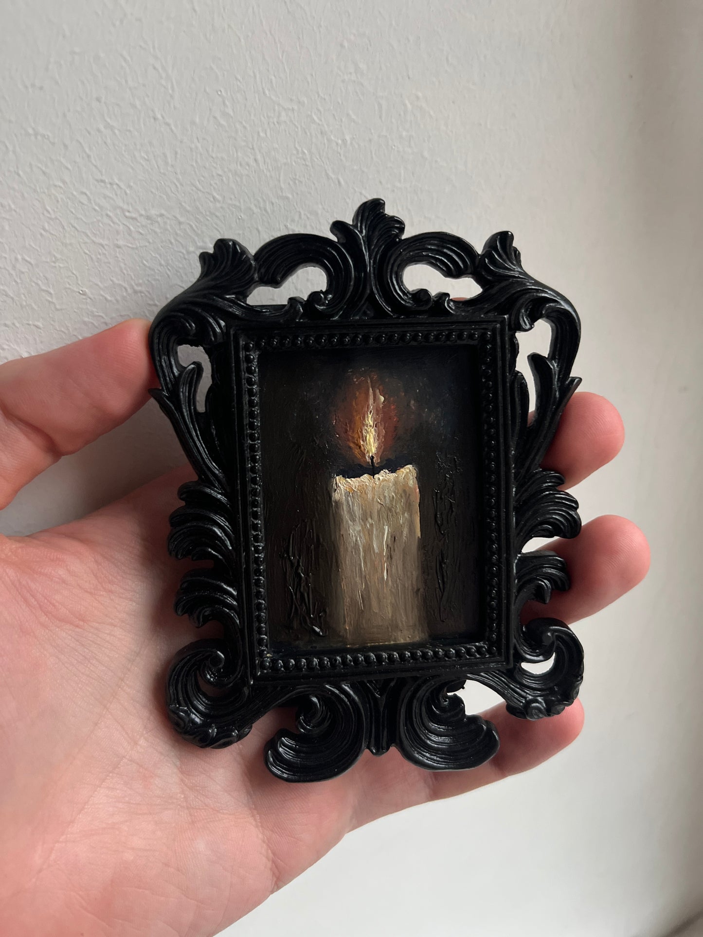 Fantom candle - Original Framed Painting