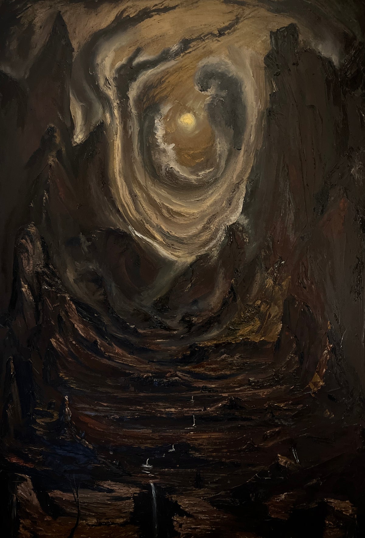 Echo of the Deep - ORIGINAL OIL PAINTING 32x48 inch