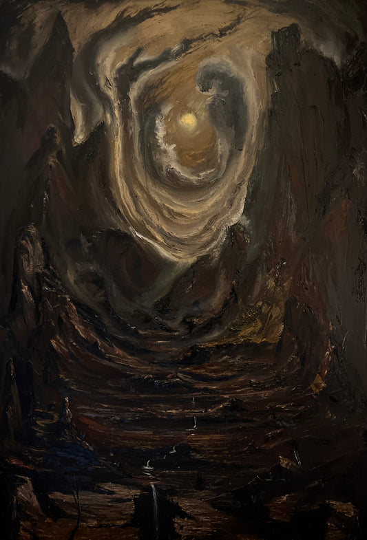 Echo of the Deep - ORIGINAL OIL PAINTING 32x48 inch
