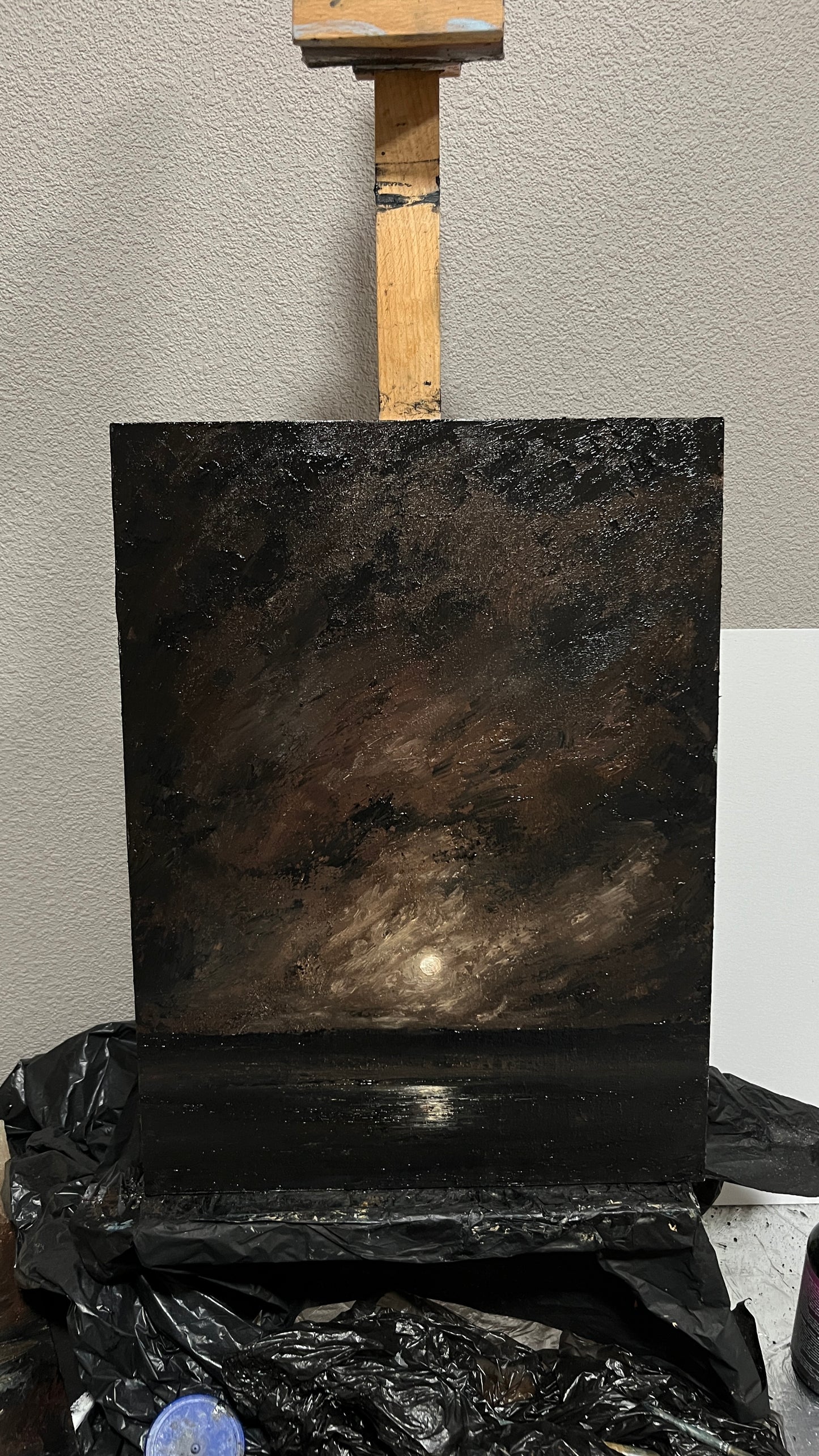 The warmth of boredom | Original Oil Painting 12x16 inch
