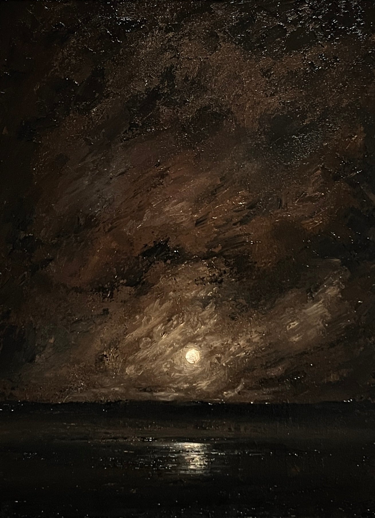 The warmth of boredom | Original Oil Painting 12x16 inch