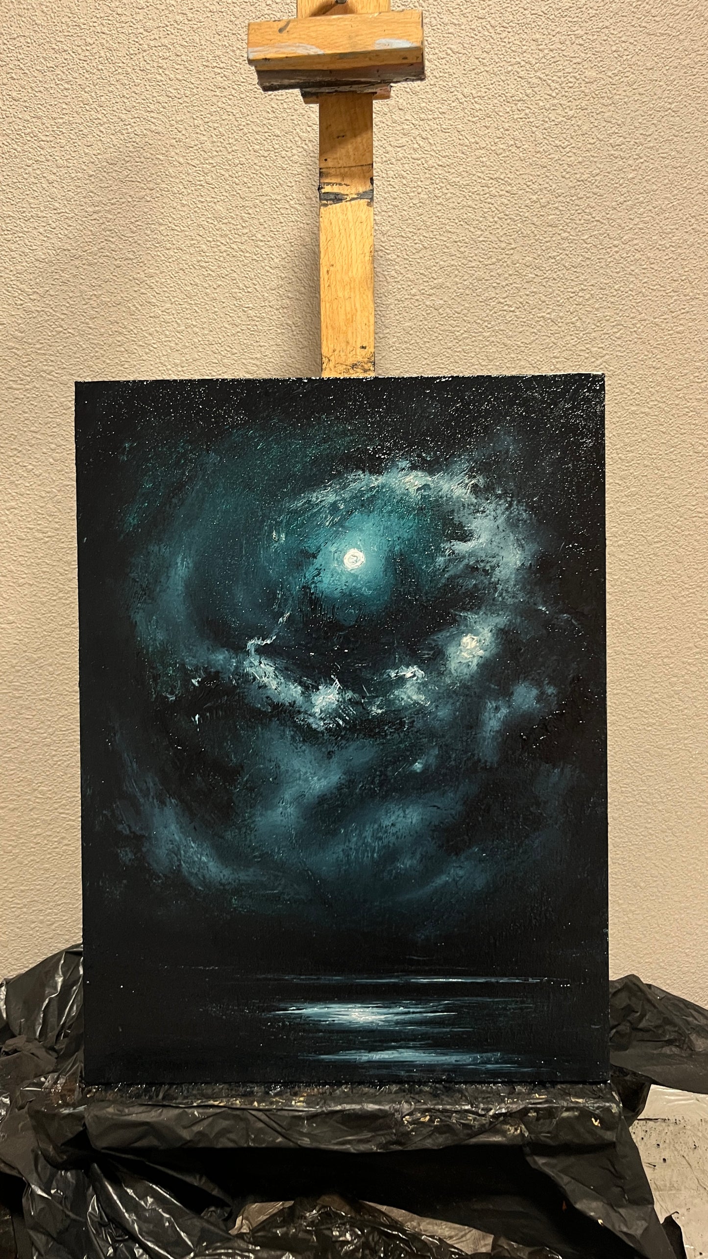 THE COLD OF ETERNITY | Original Oil Painting 12x16"