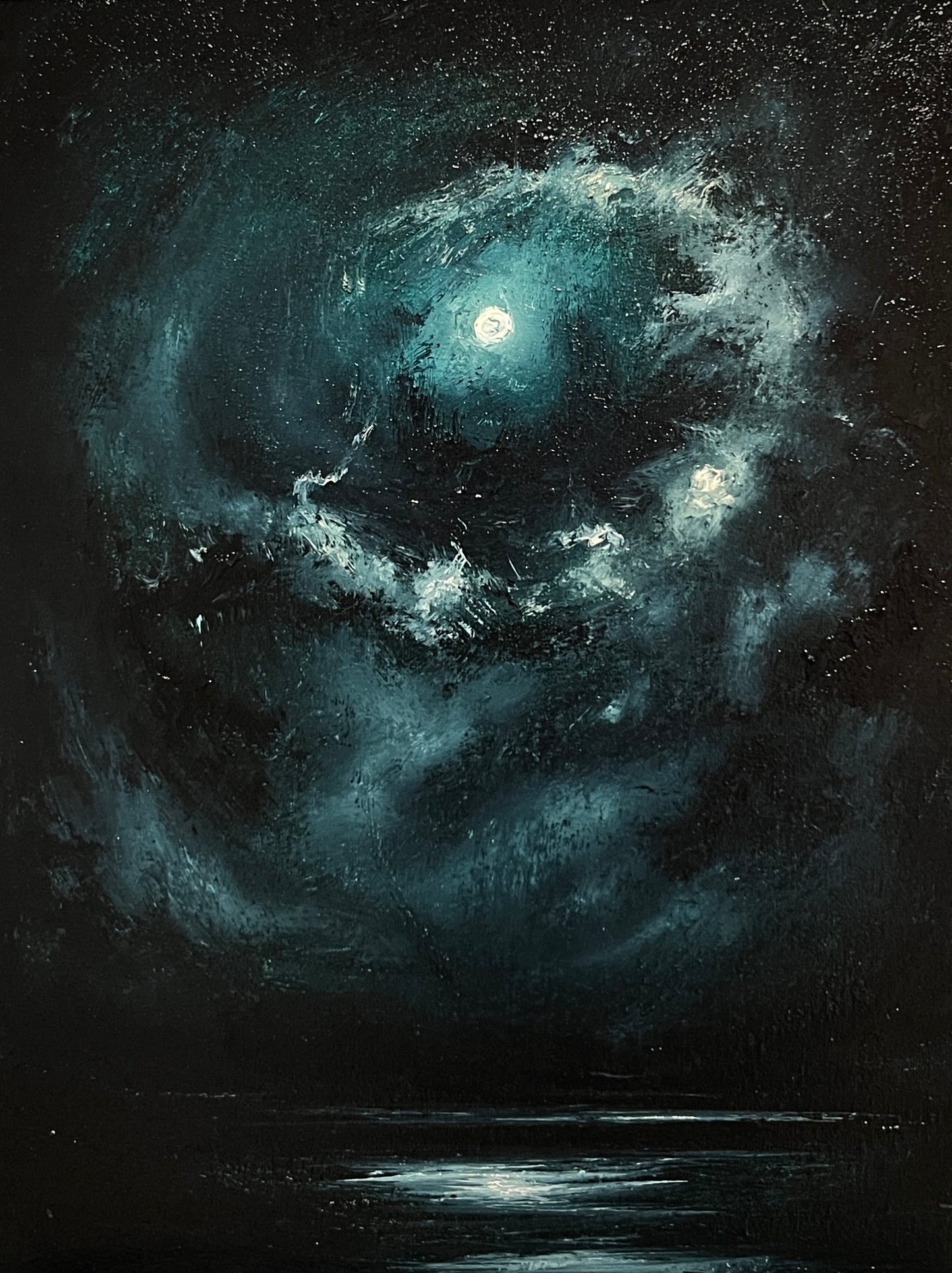 THE COLD OF ETERNITY | Original Oil Painting 12x16"