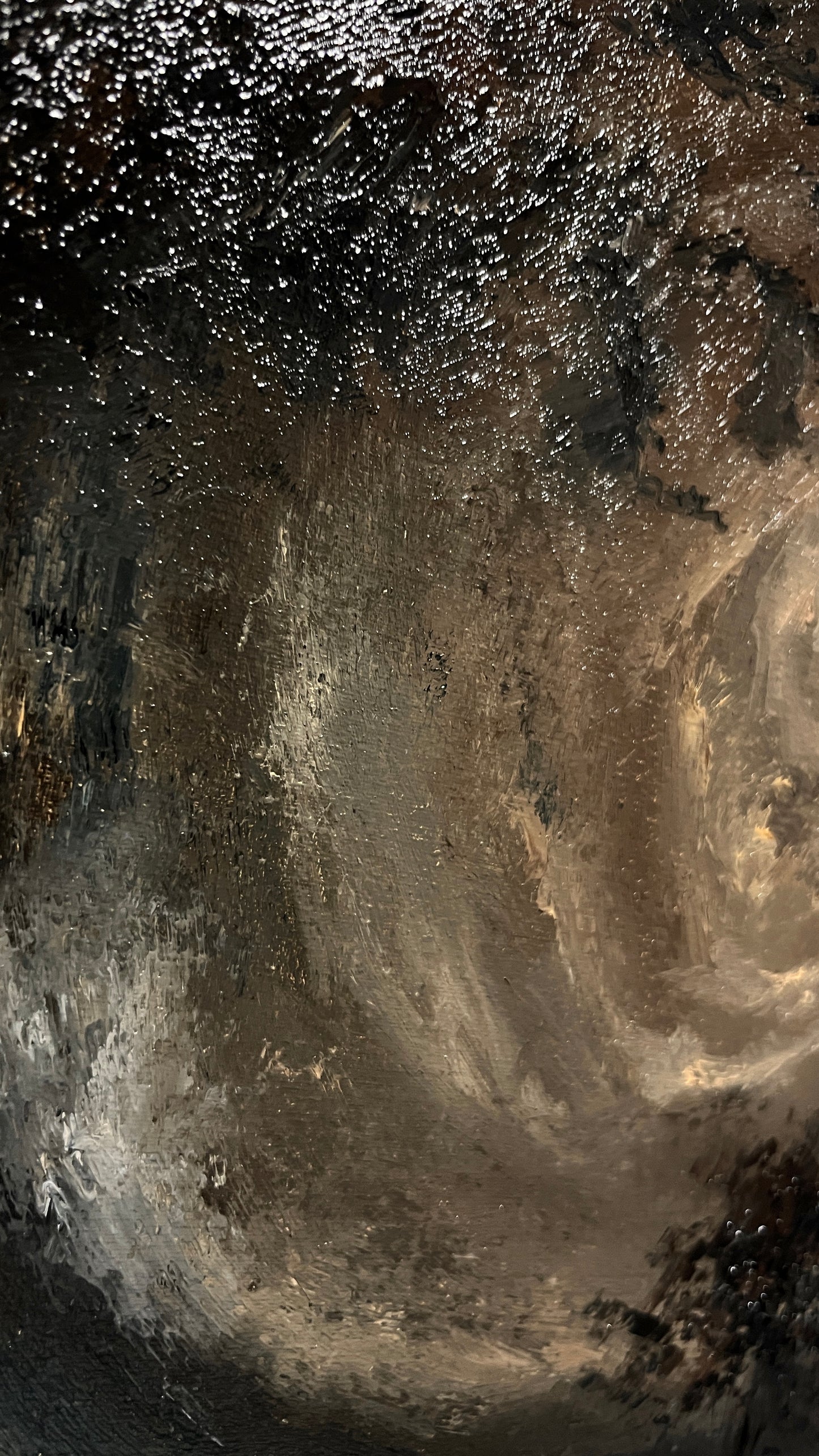 Crown of Shadows – Original Gothic Oil Painting 24x30 cm (9.4x12 in)