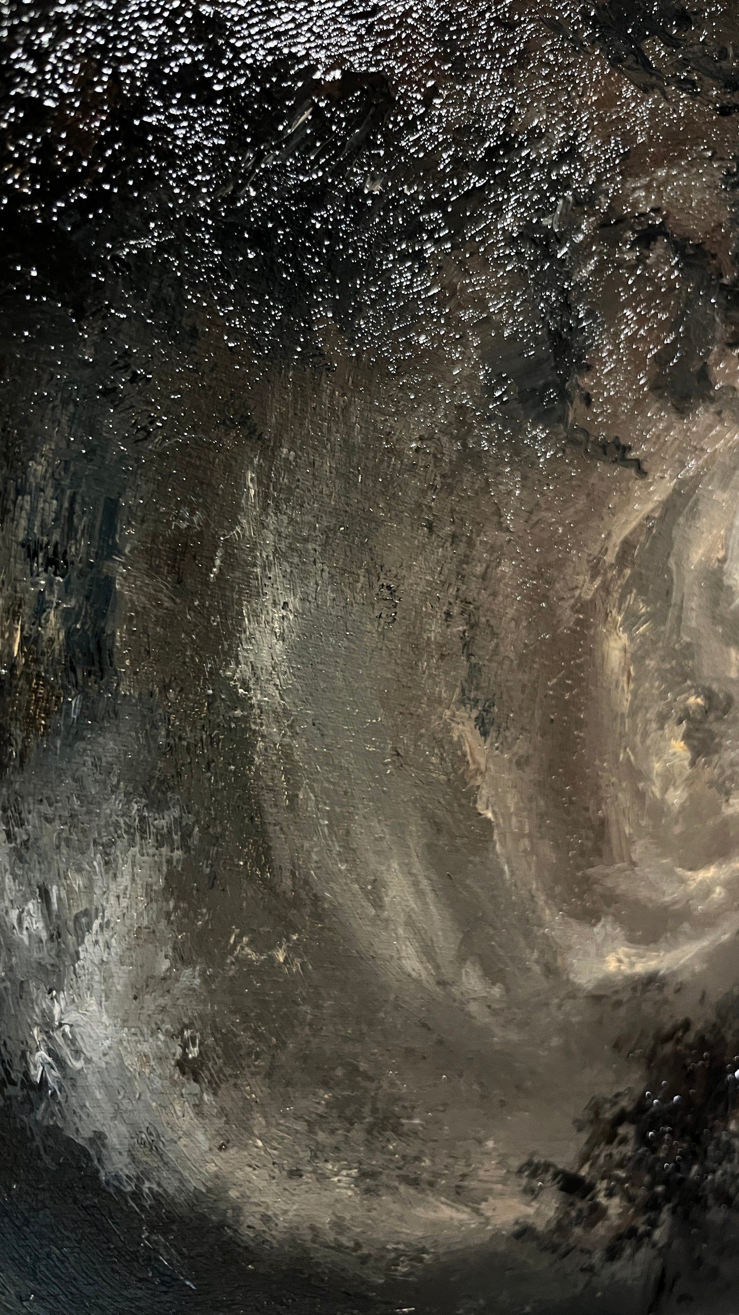 Crown of Shadows – Original Gothic Oil Painting 24x30 cm (9.4x12 in)