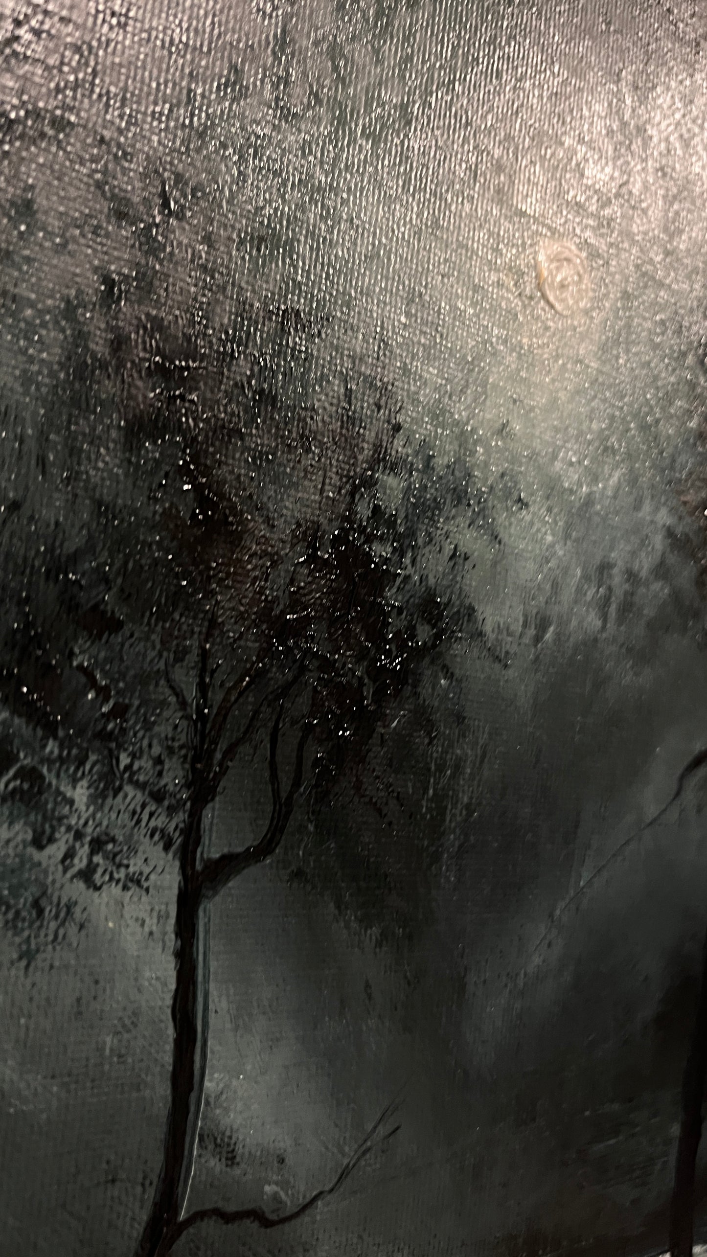 Keepers of the Silence – Original Gothic Oil Painting 24x30 cm (9.4×12 in)