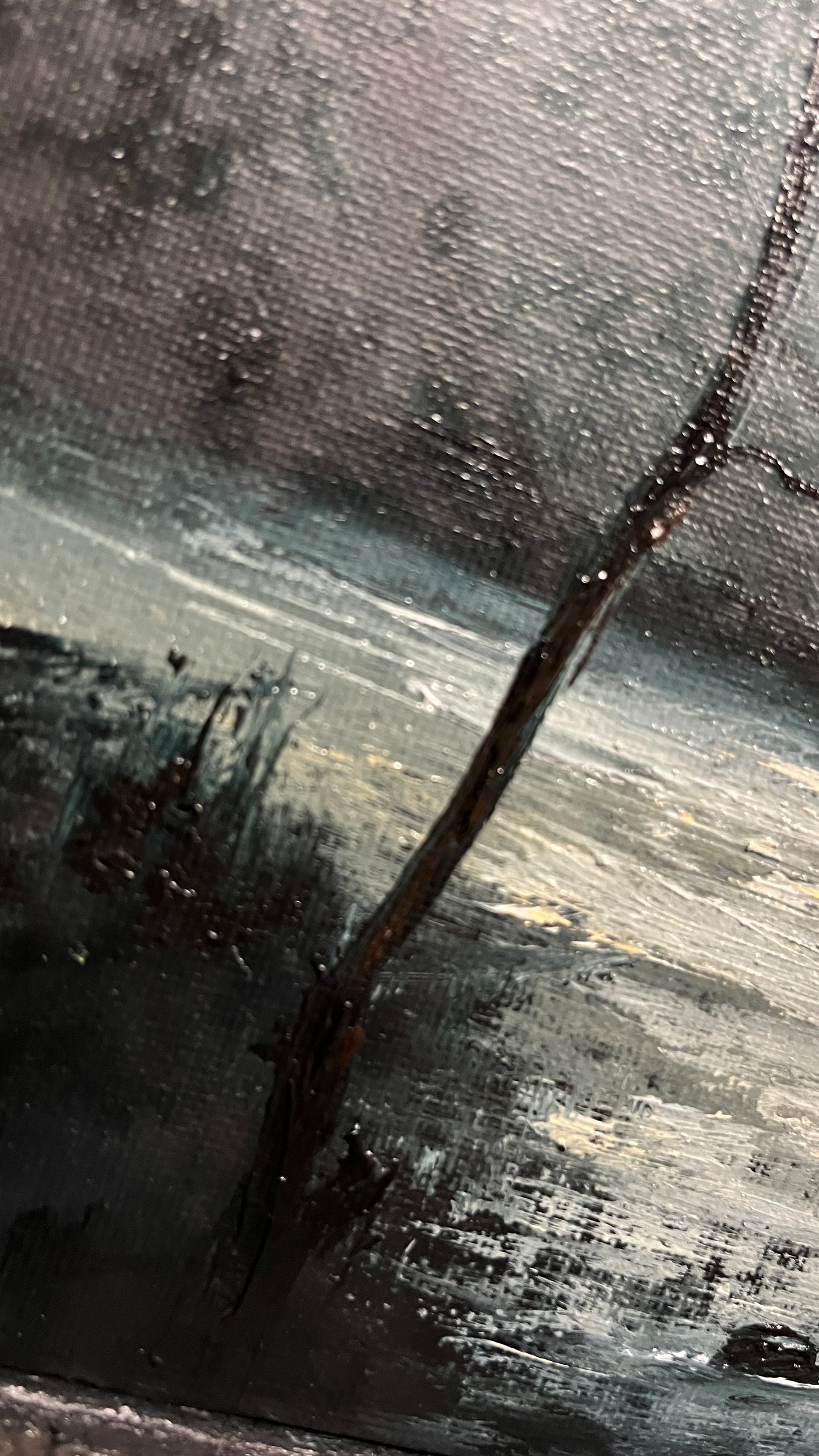 Keepers of the Silence – Original Gothic Oil Painting 24x30 cm (9.4×12 in)