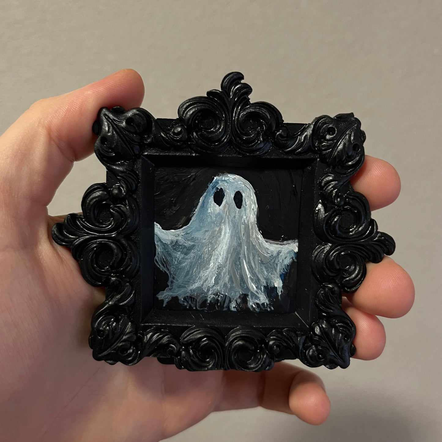 Gentle Haunt Ghost - Framed Original Painting