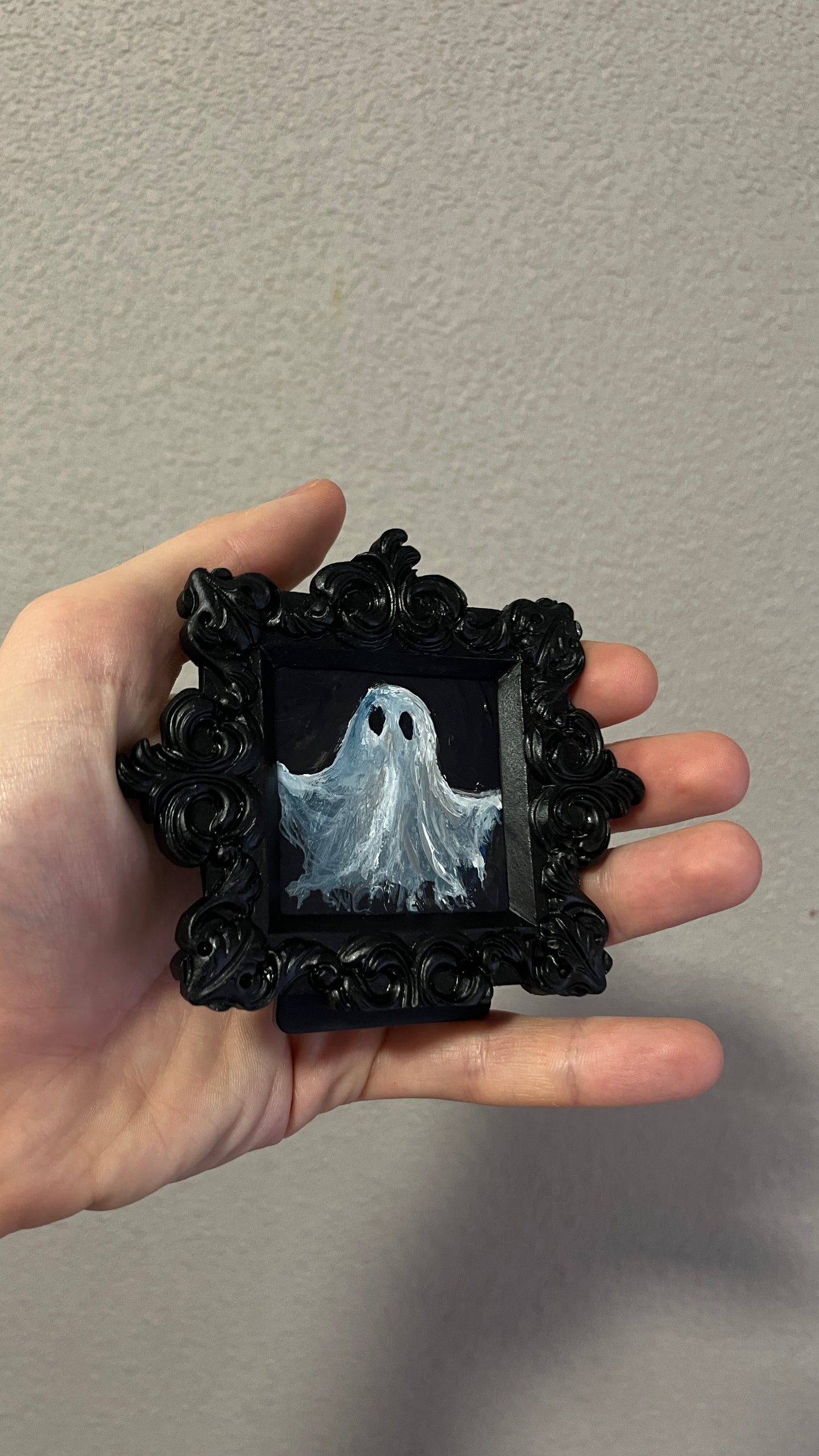 Gentle Haunt Ghost - Framed Original Painting