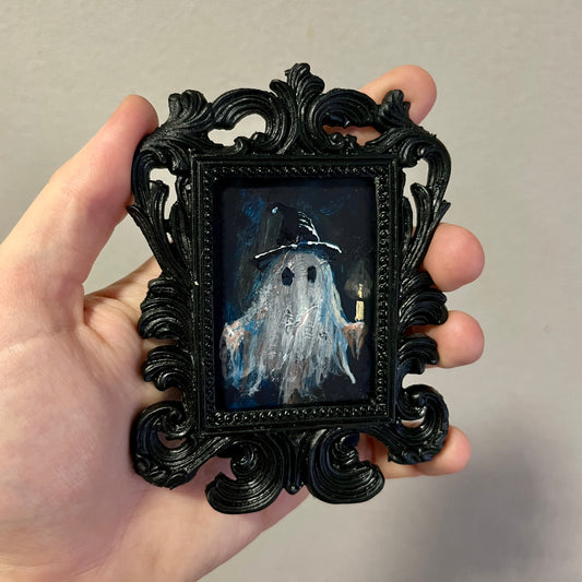 Witch Ghost - Original Framed Painting