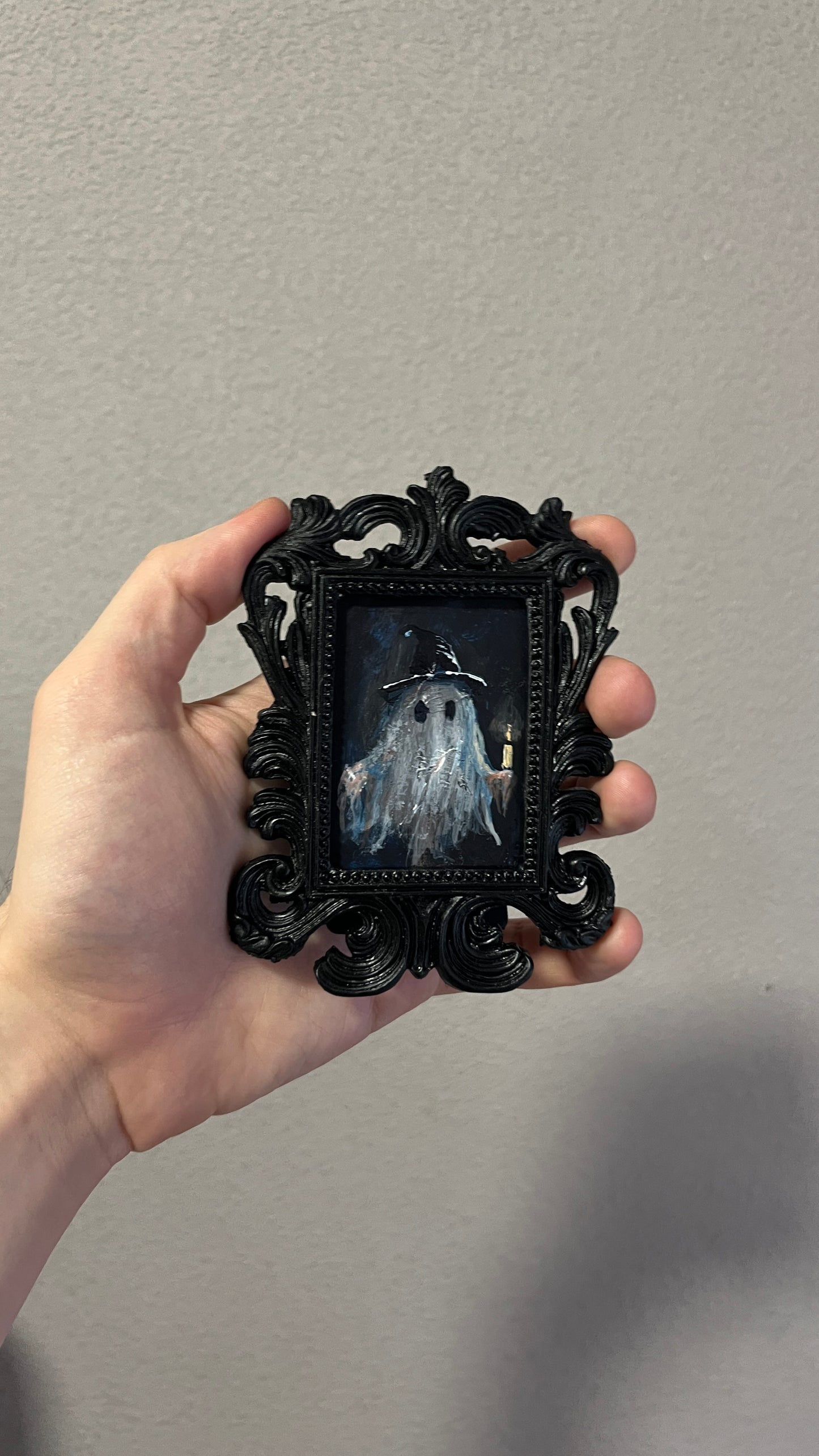 Witch Ghost - Original Framed Painting