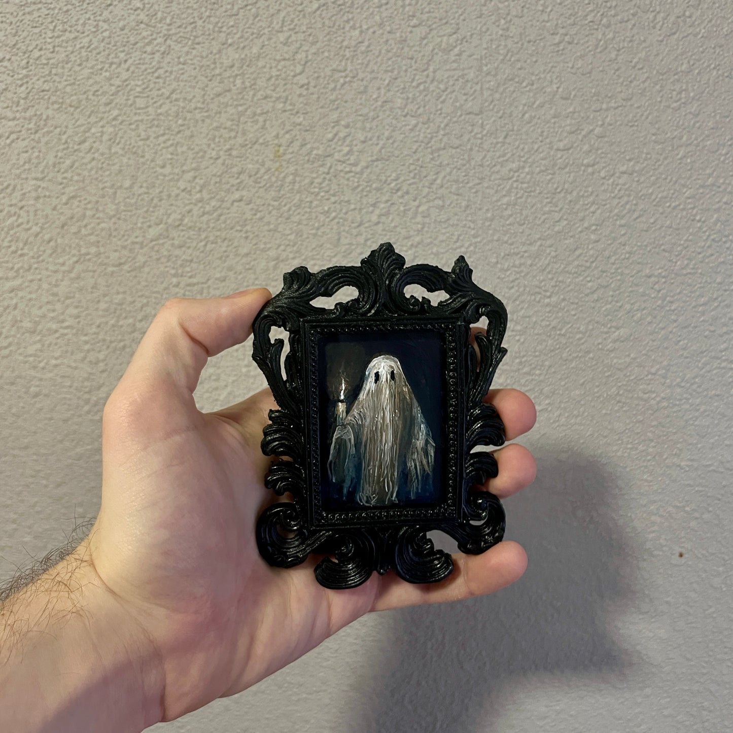 Lantern Ghost - Original Framed Painting
