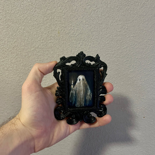 Lantern Ghost - Original Framed Painting