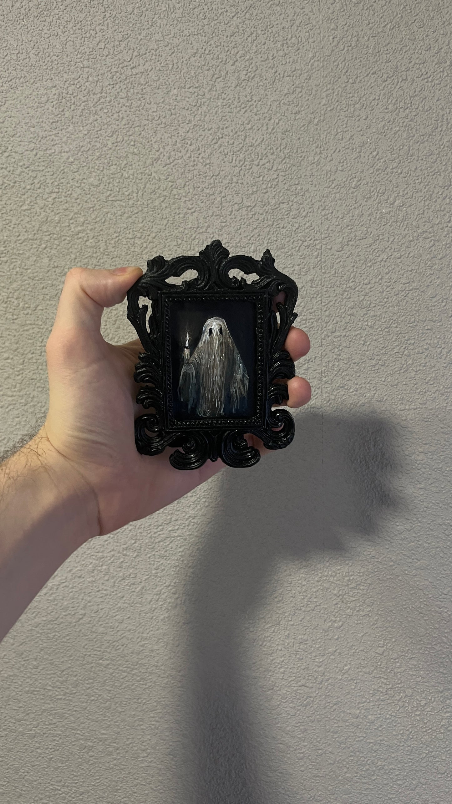 Lantern Ghost - Original Framed Painting