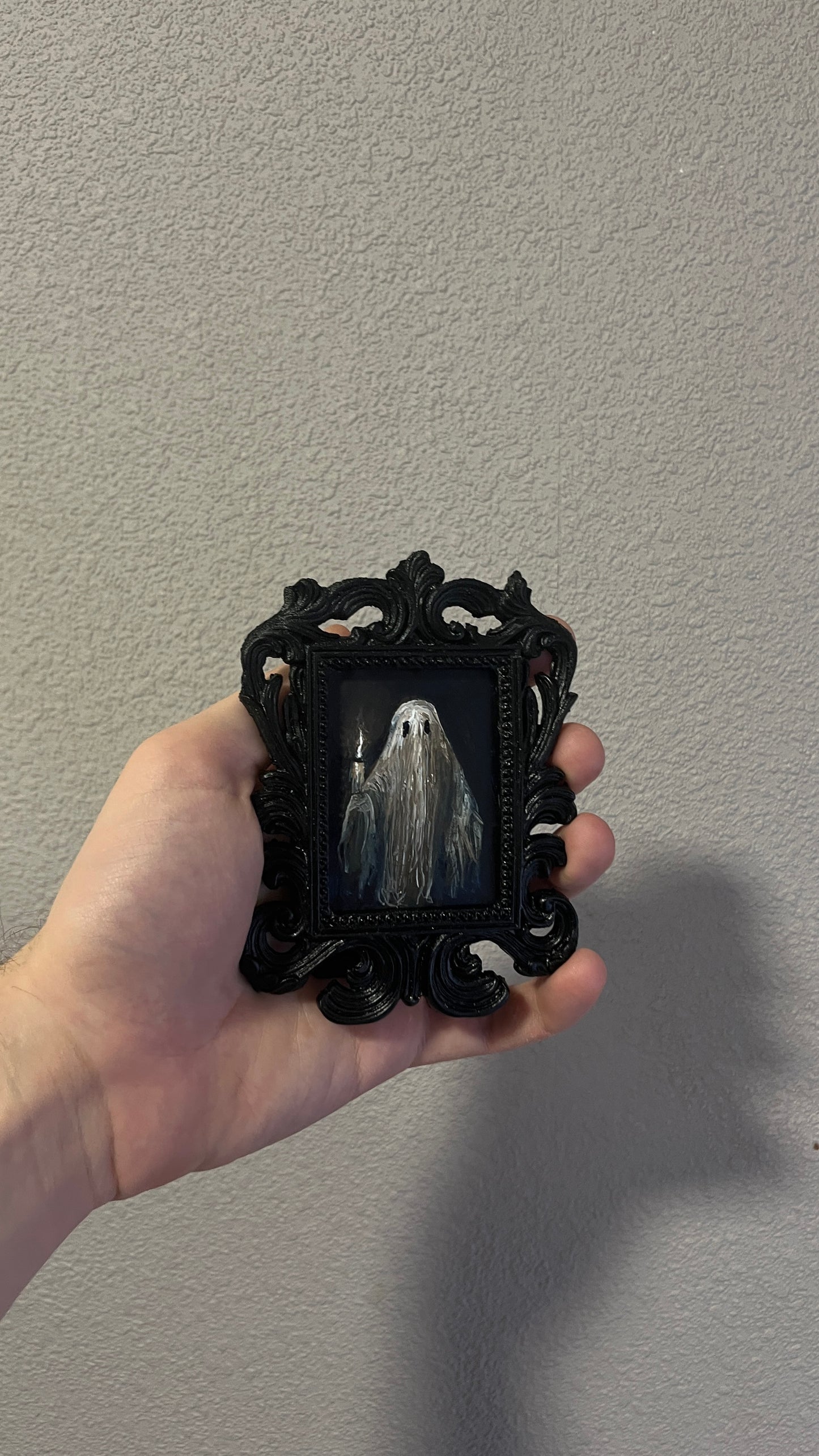 Lantern Ghost - Original Framed Painting