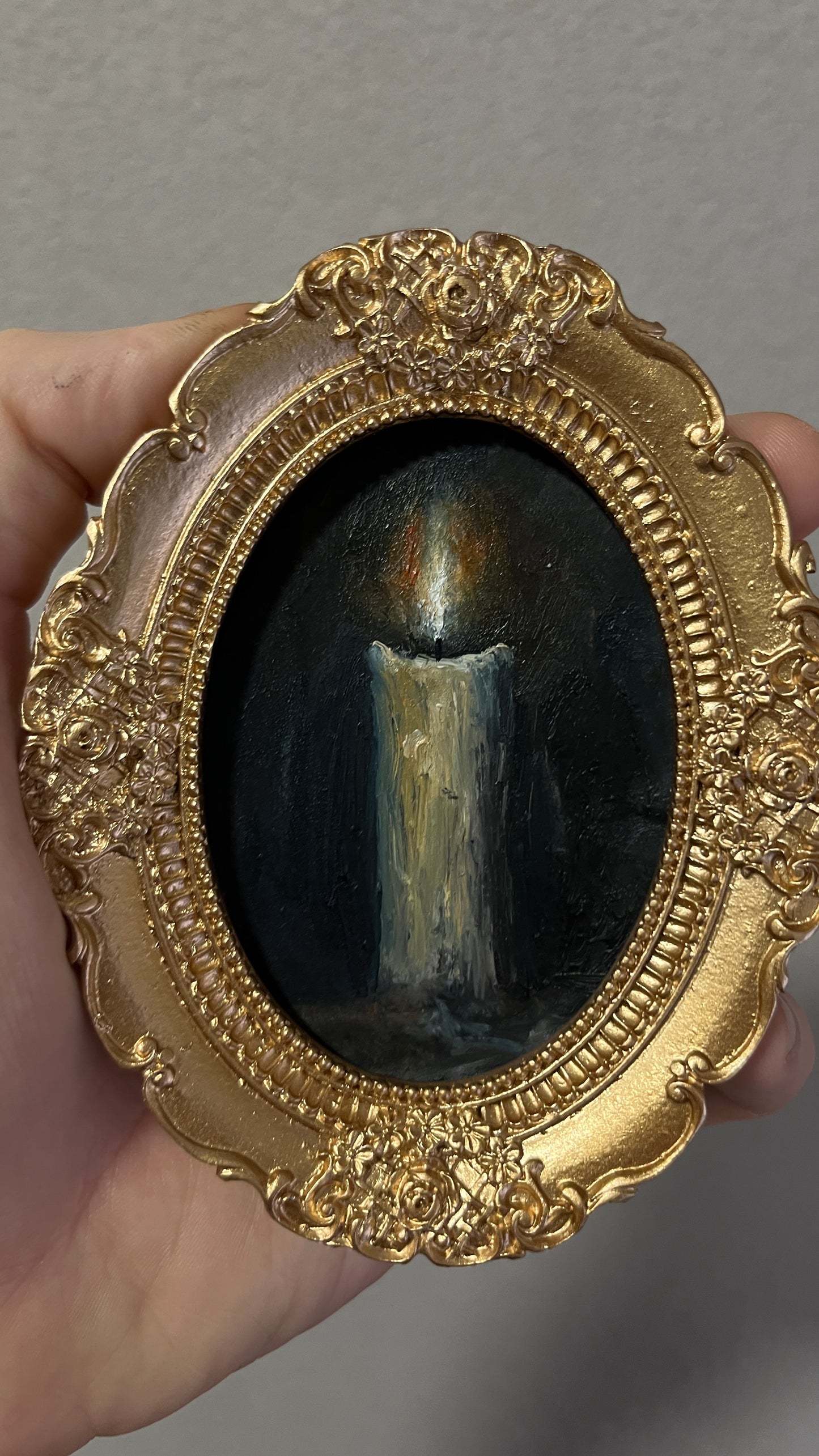 The comfort of silence - Original Framed Painting