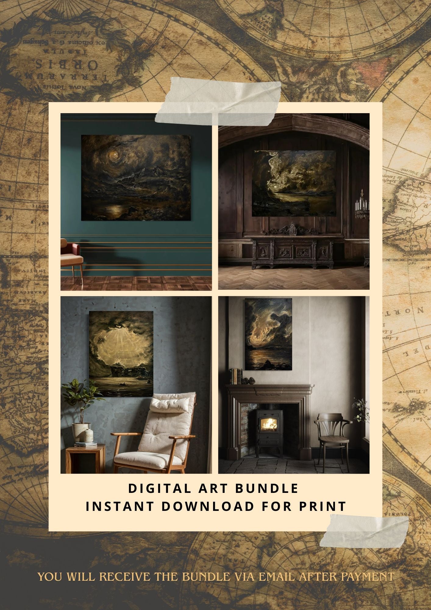 Best Viral Digital Art Bundle - Instant Download for Print