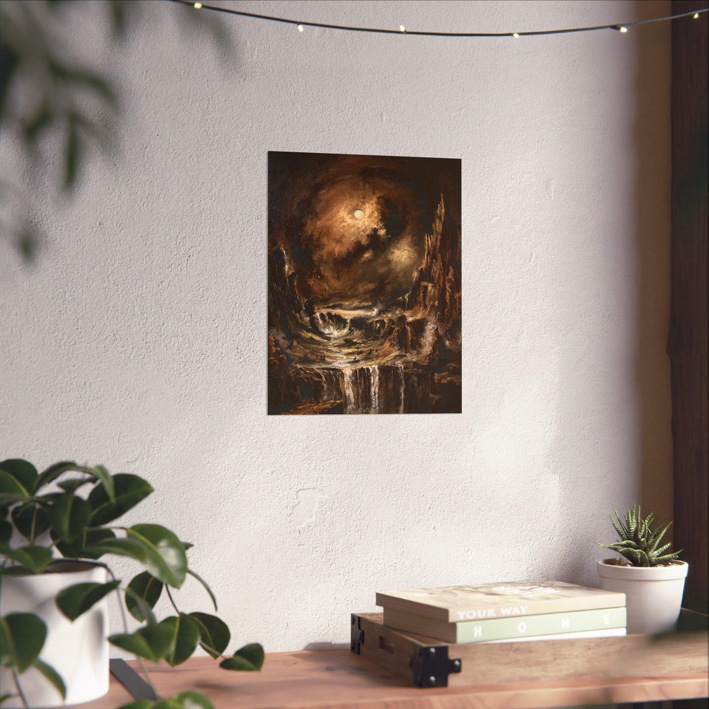 Walk Through Forgotten Lands | Matte Vertical Posters, Abstract Wall Art, Nature Decor, Ideal for Home, Office, Art Lovers