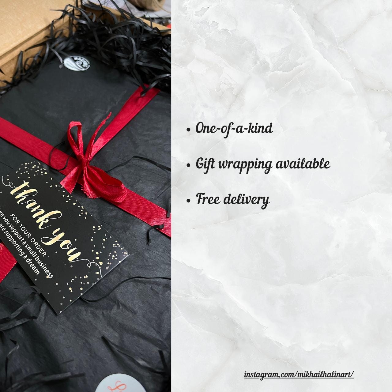 Abstract Misty Mountain Valley – Original Oil Painting 20x20 cm – Atmospheric Landscape