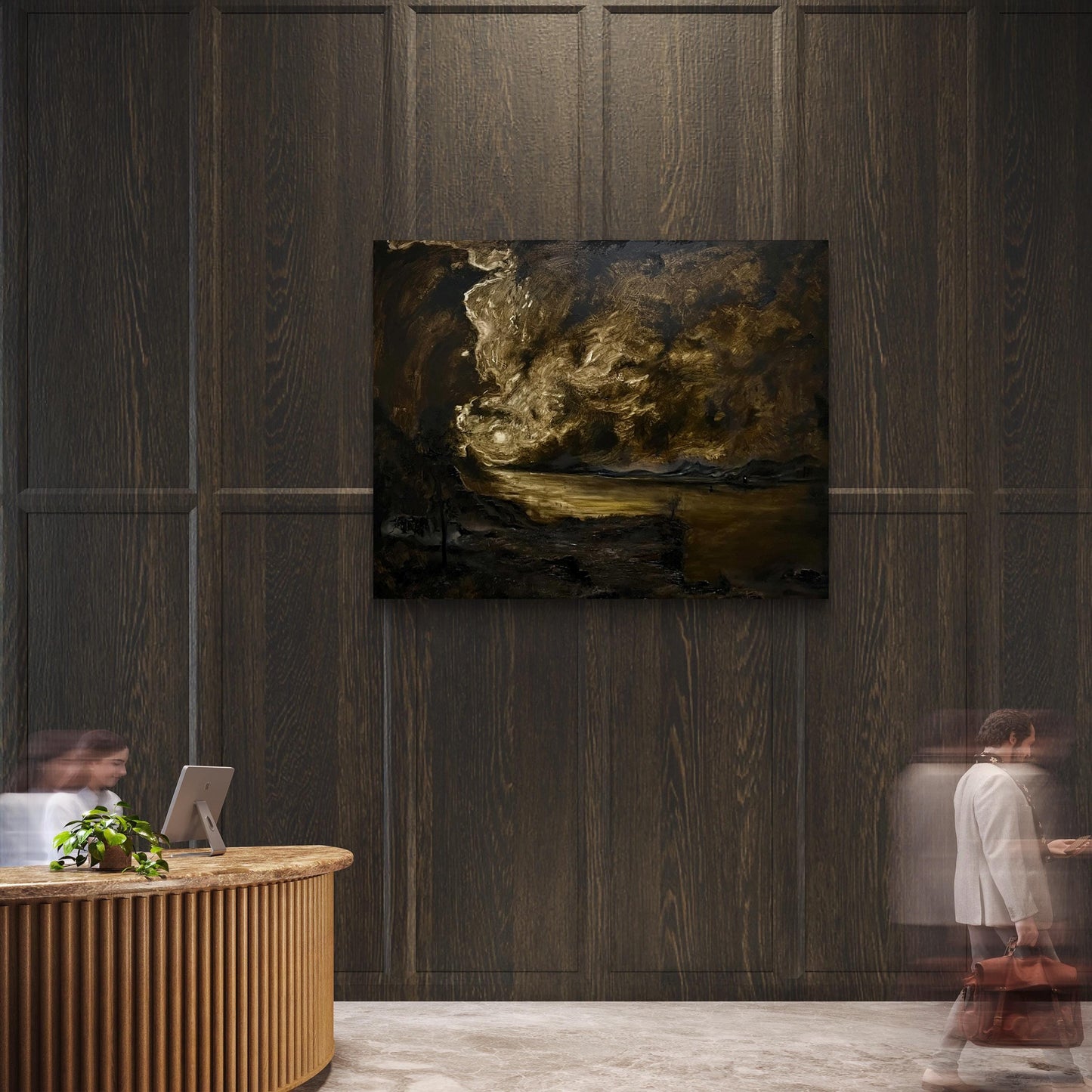 Where It Ends, It Begins - ORIGINAL OIL PAINTING